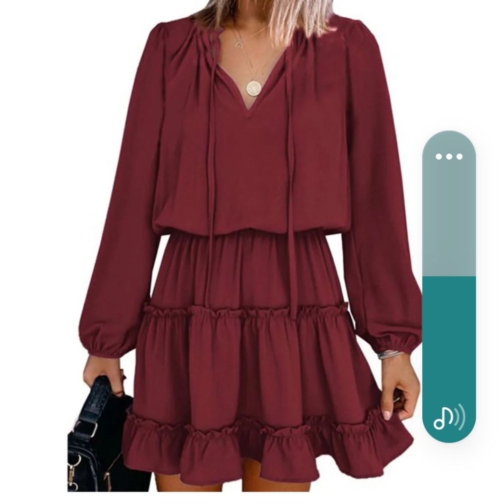 Dress xl.bourgandy